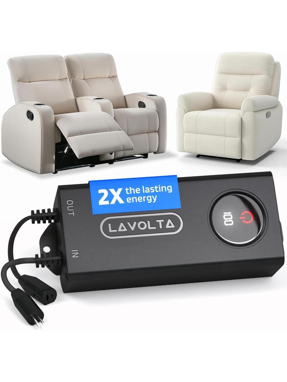 5200mAh Battery Reclining Furniture Battery Power Recliners Couches Chairs Sofas